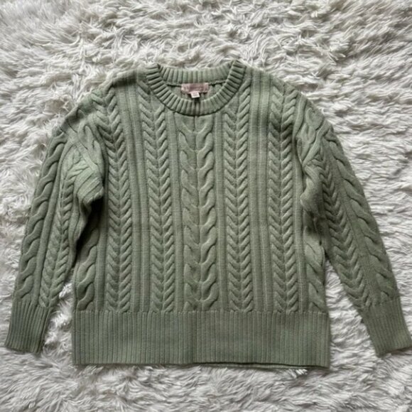 Philosophy Cable Knit Crewneck Sweater New Without Tags Size XS - Picture 1 of 3